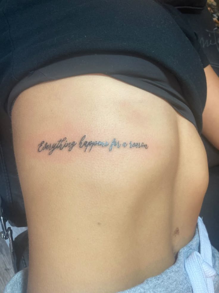 Everything happens for a reason