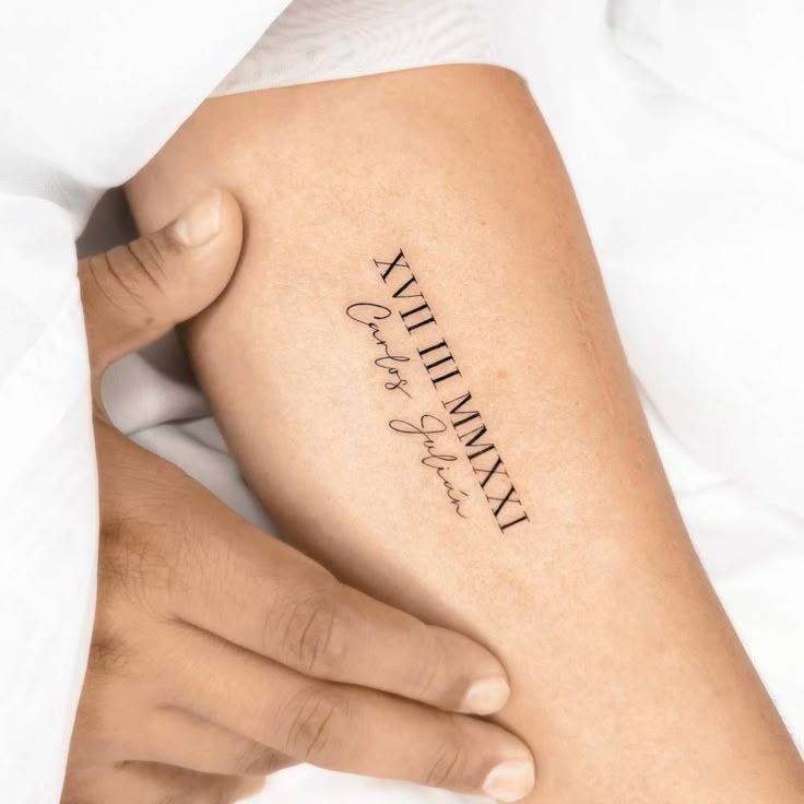 Roman Numeral Tattoos | Tattoofilter