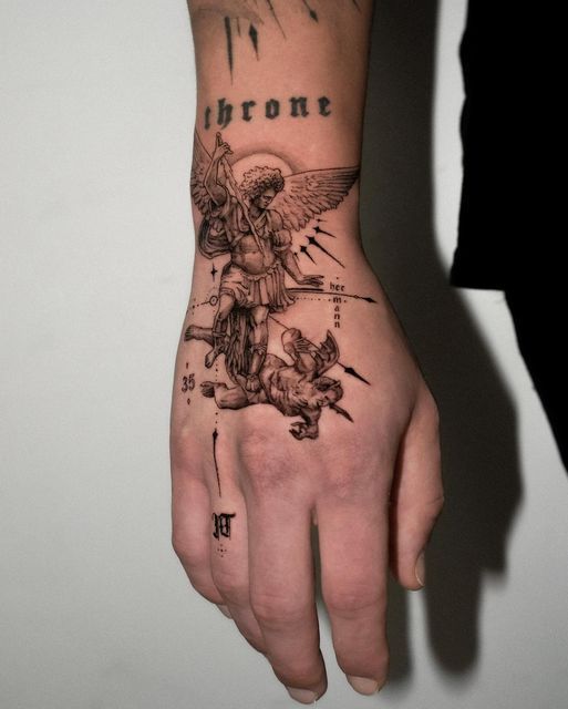 Discover the Divine Valor: 15 Inspirational St. Michael the Archangel  Tattoo Designs for 2025