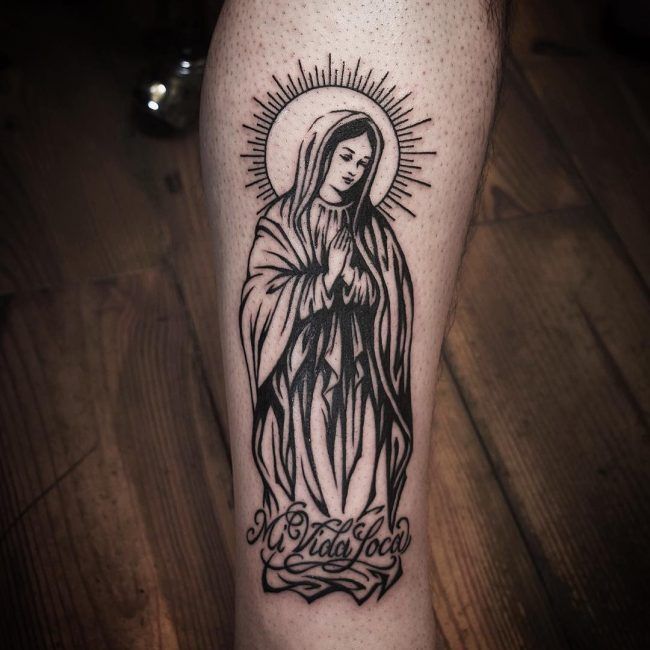 165+ Spectacular Virgin Mary Tattoos With Meaning (2024)