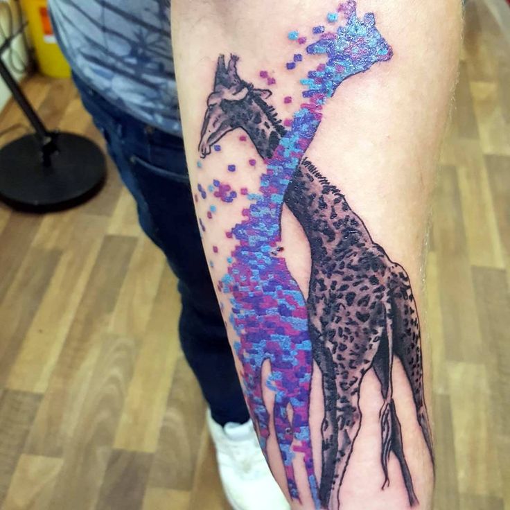 cool 65 Impressive Giraffe Tattoo Ideas - The Designs That Will Make You  Smile Check more at http://stylemann.com/best-giraffe-tattoo-ideas/