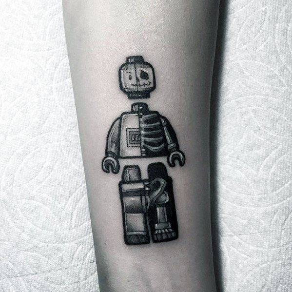 60 Cool Lego Tattoo Designs for Men