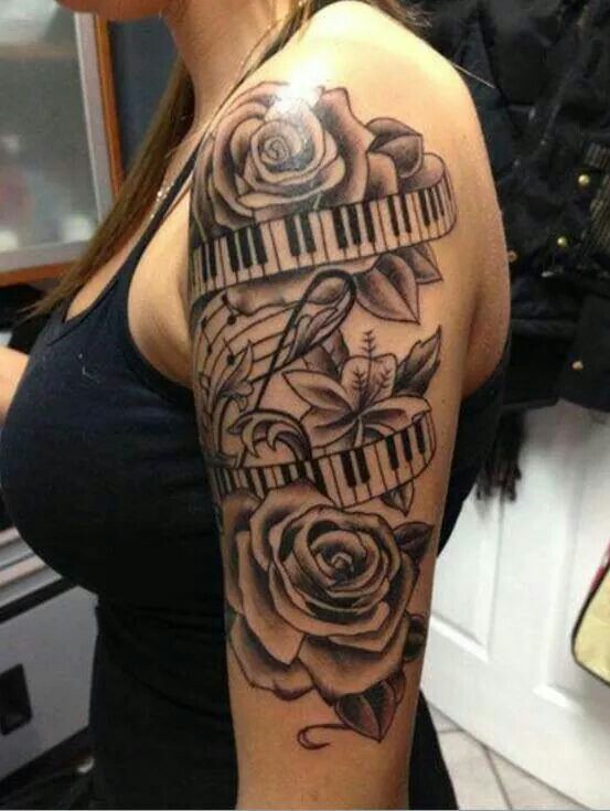 35+ Awesome Music Tattoos - For Creative Juice