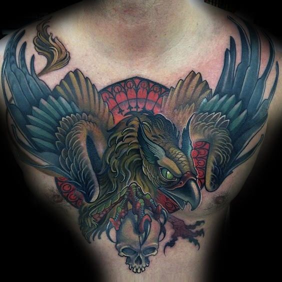 70 Griffin Tattoo Designs for Men