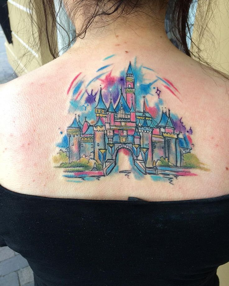 26 Disney Castle Tattoos, So Everywhere You Go Is the Happiest Place on  Earth