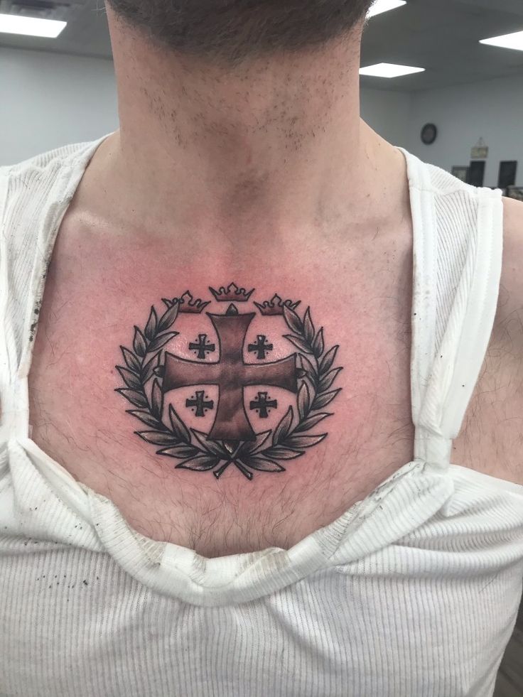 Jerusalem Cross Tattoo