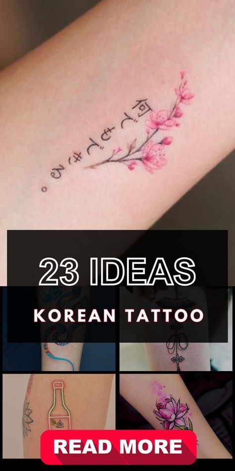 23 Korean Tattoo Ideas