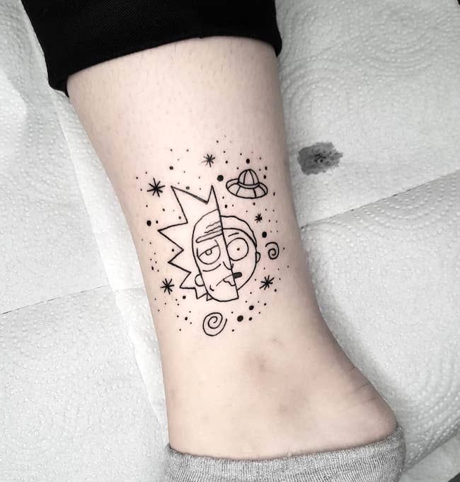 43 Classic Cartoon Character Tattoos To Bring You Back To Childhood