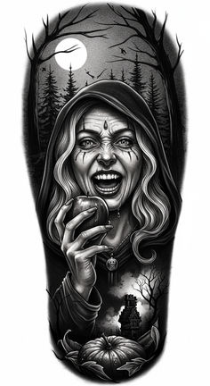 34 Scary tattoos ideas in 2025 | scary tattoos, horror tattoo, dark art  tattoo