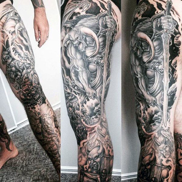 87 Wicked Demon Tattoos for Men