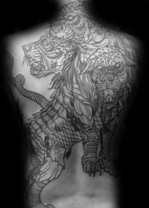 50 Cerberus Tattoo Designs for Men