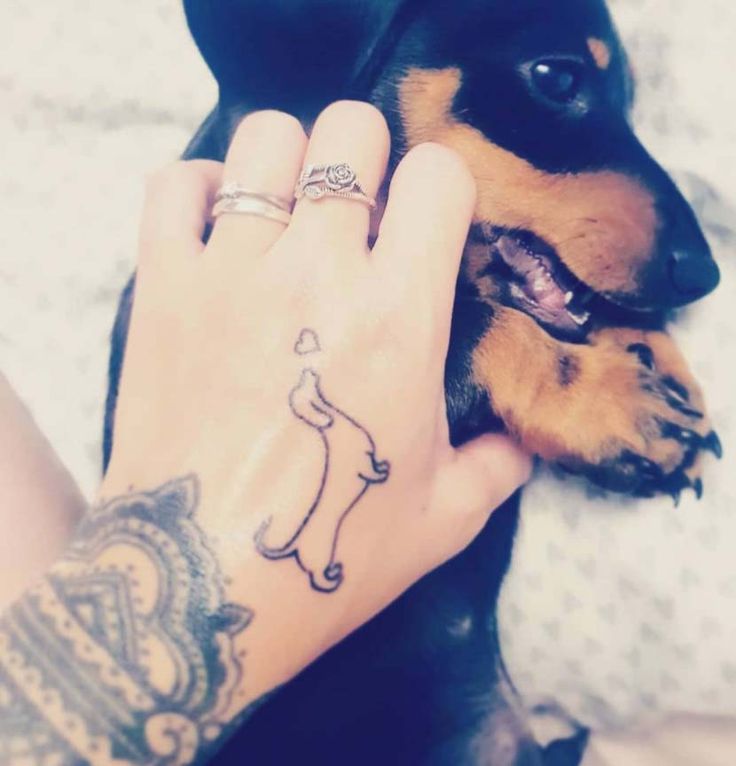 60+ Stylish Dachshund Tattoos That'll Make You Smile