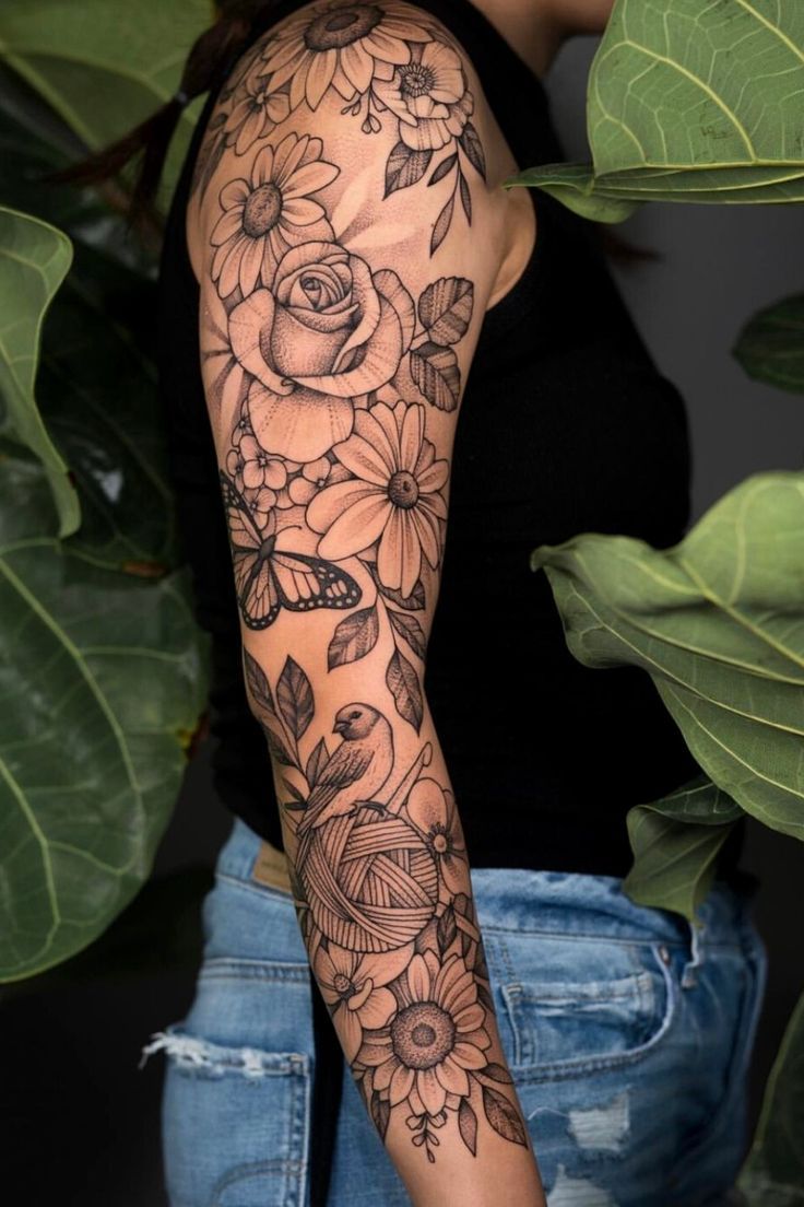 50+ Tattoo sleeve filler ideas for women