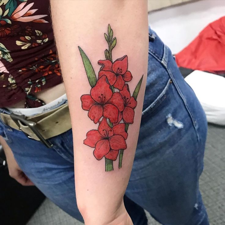 101 Amazing Gladiolus Tattoo Designs You Need To See!