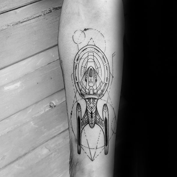 50 Star Trek Tattoo Designs für Männer – Science Fiction-Tinten-Ideen -  Mann Stil | Tattoo