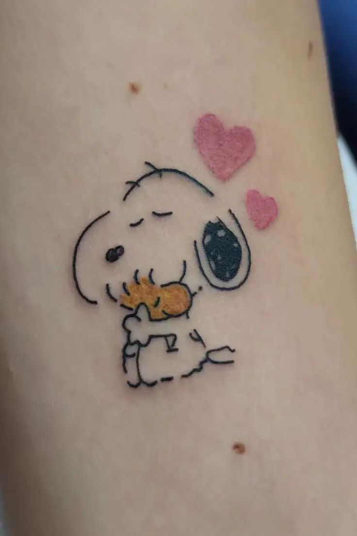 30+ Snoopy Tattoo Designs for Peanuts Fans