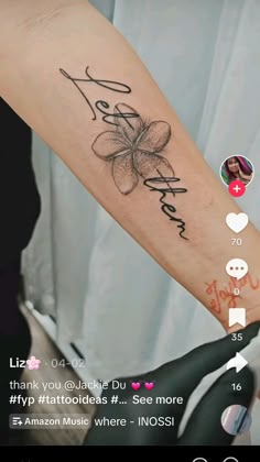 Discover 25 Let Them and Letting Go Tattoo Ideas Ideas | meaningful word tattoos, let them flower tattoo, let them cursive tattoo and more