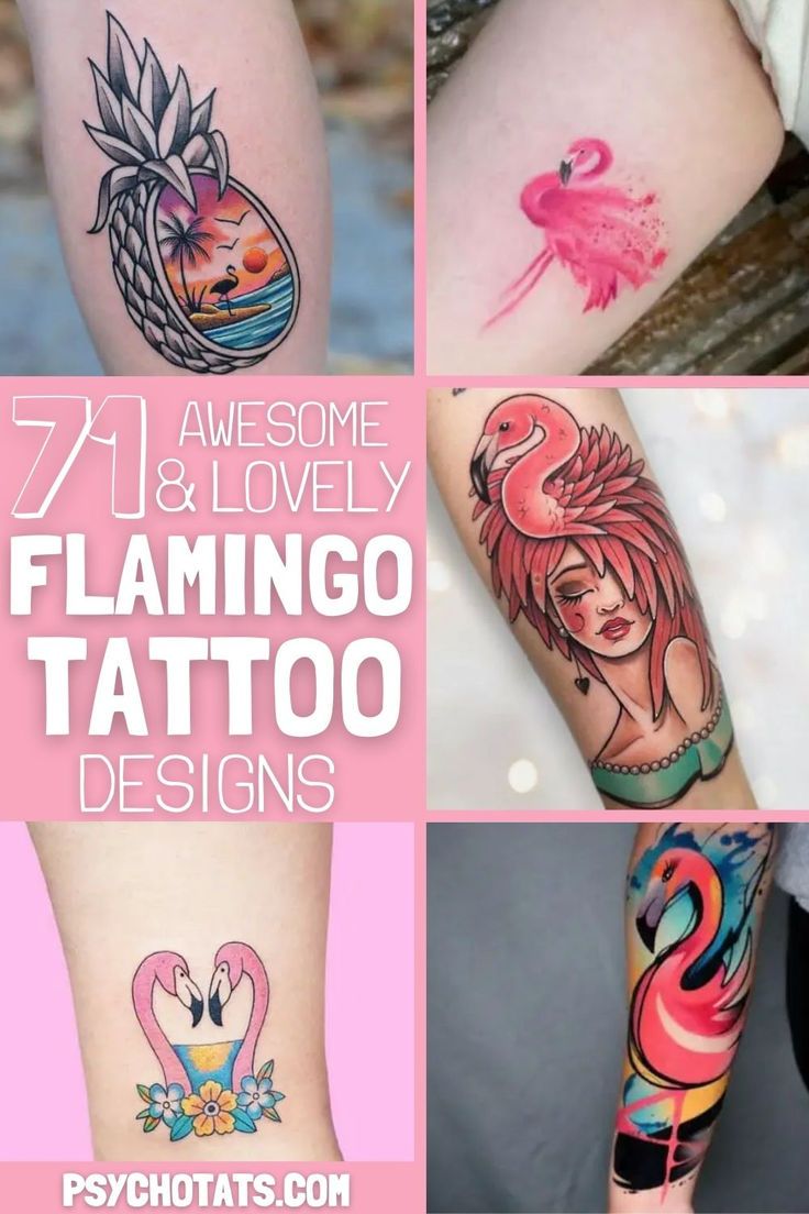 Feathers And Grace: Flamingo Tattoo Designs That Soar