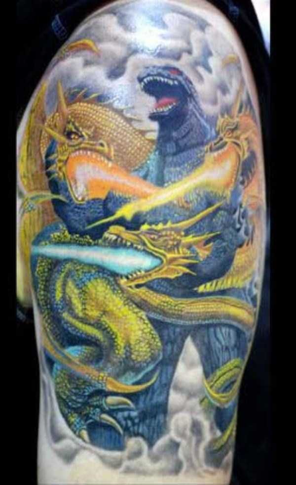 30 Seriously Good Godzilla Tattoos (30 photos) | KLYKER.COM
