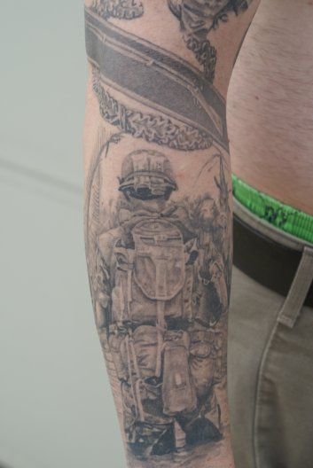 Tom Renshaw-military tattoo