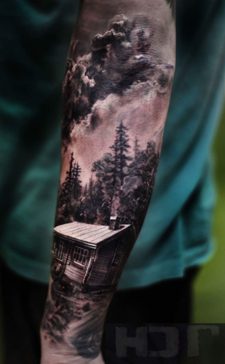 Pin by Fam Heckl on Meine gemerkten Pins in 2025 | Sleeve tattoos, Forest  tattoos, Half