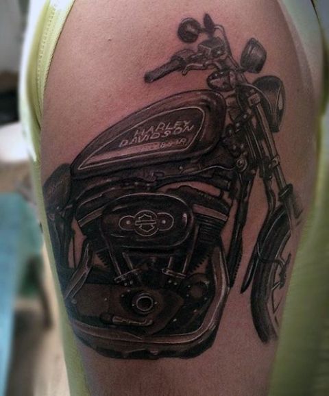 22 Men Motorcycle Tattoo Ideas To Repeat - Styleoholic