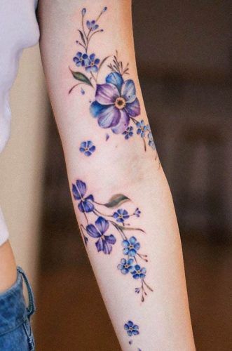 Discover the Charm of February Birth Flower Tattoos: Violets & Primroses  Ink Ideas