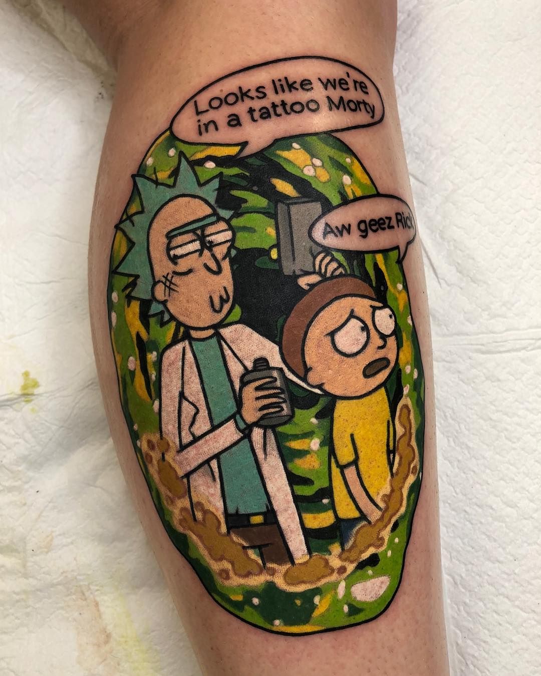 8 Rick and morty tattoo ideas | rick and morty tattoo, rick and morty,  cartoon tattoos