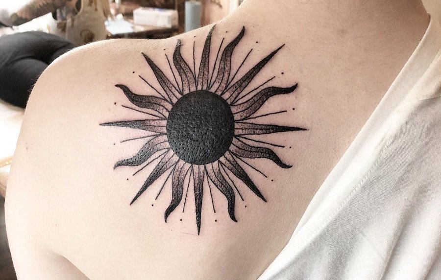 Sun Cover up Tattoo