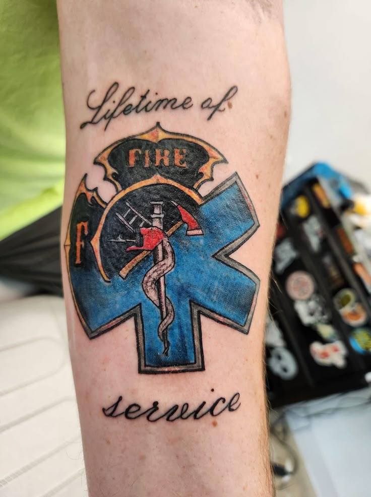 Pin by Stacey Mallum on Tattoo Ideas | Ems tattoos, Fire fighter tattoos,  Fire tattoo