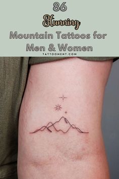 12 Iceland tattoo ideas | small tattoos, mountain tattoo, line tattoos