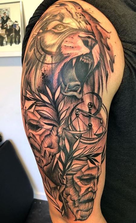 85 Unique Libra Tattoos to Compliment Your Personality and Body - Tattoo Me Now