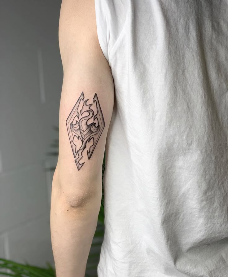 101 Amazing Skyrim Tattoo Ideas That Will Blow Your Mind!