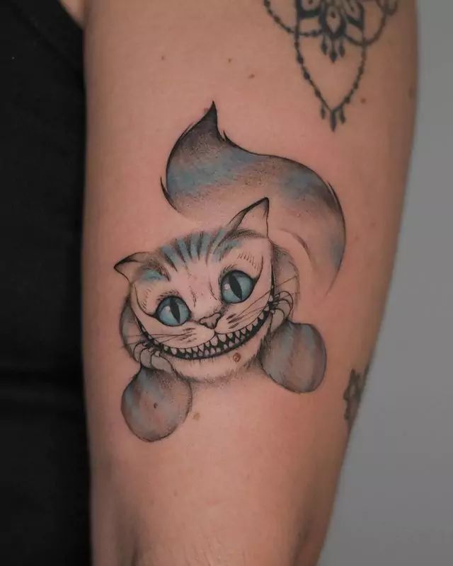 48 Stunning Cheshire Cat Tattoo You Must Try This YEAR