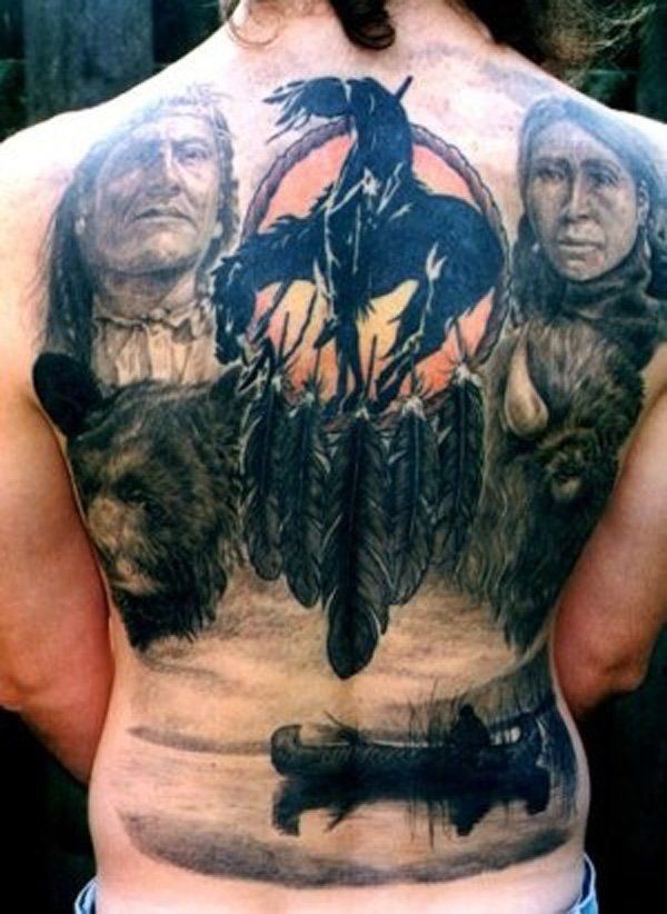 80 Native American Tattoo Designs | Art and Design