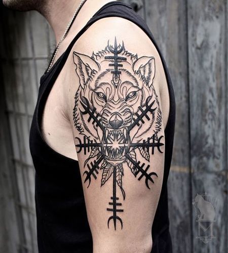 50+ Brave Fenrir Tattoo Ideas