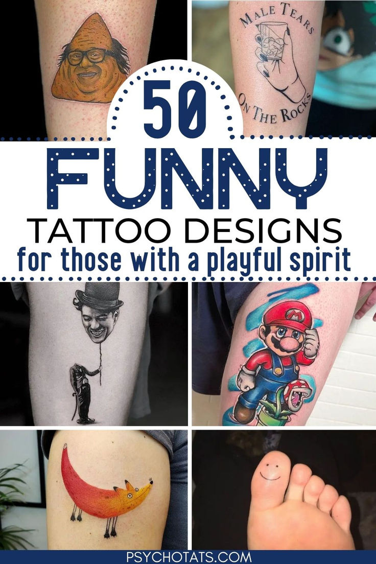 Chuckle-Worthy Choices: Funny Tattoo Ideas That Speak Volumes