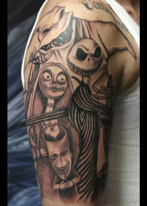 35 The Nightmare Before Christmas Tattoo Designs Ideas