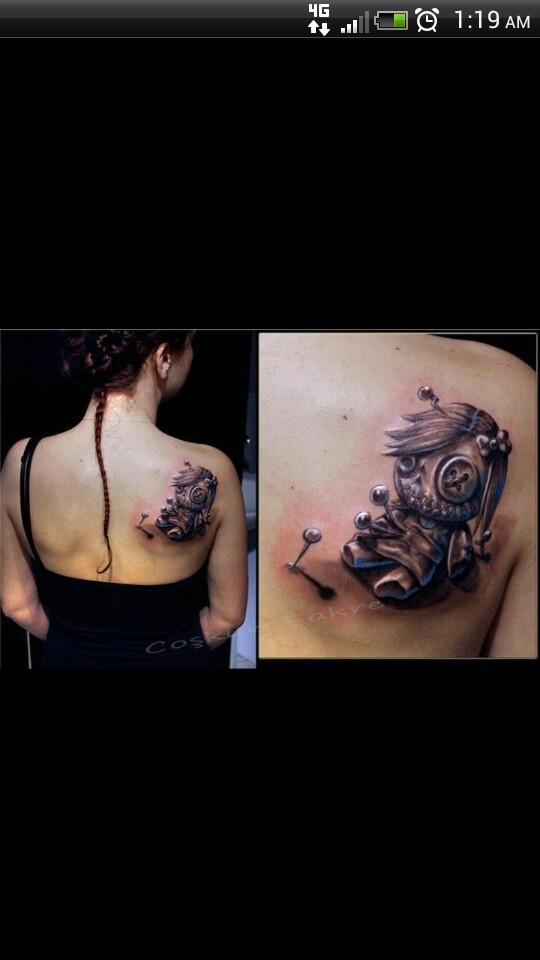 Pin by riah on Tattoos Please | Voodoo doll tattoo, Doll tattoo, Voodoo  dolls