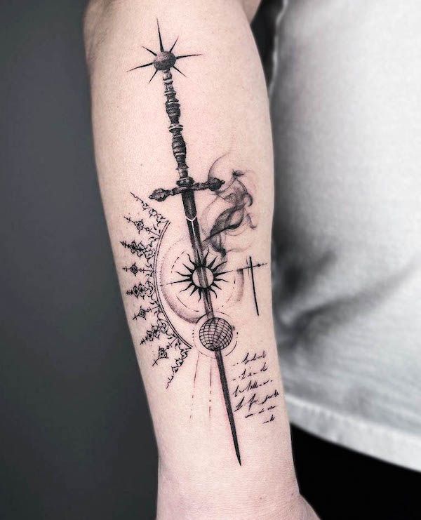 500 Best Sword Tattoo Ideas Designs And Meaning 2026