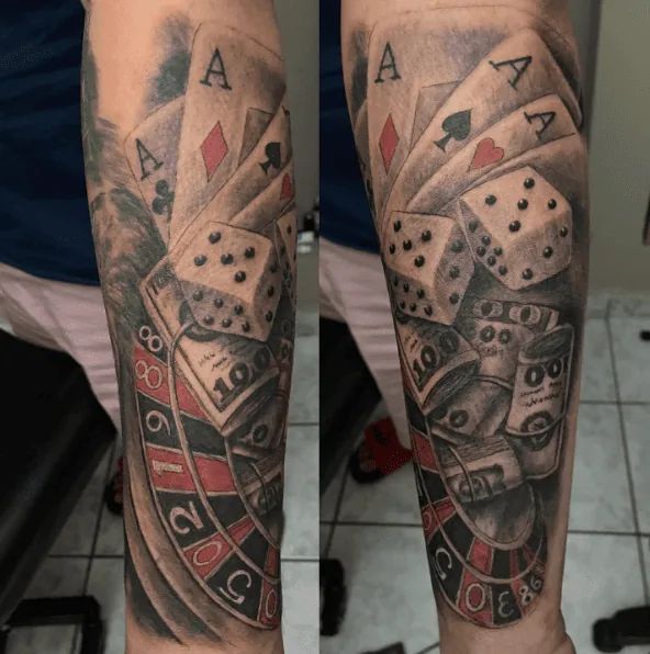 25+ Gambling Tattoo Ideas That You Can Risk It All On!
