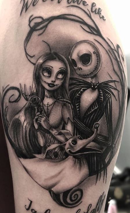 100+ Unique Jack and Sally Tattoos (The Nightmare Before Christmas) - Tattoo  Me Now