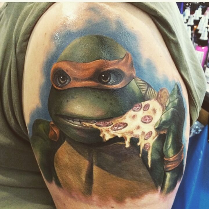 Pin by Mauricio Puentes on Funny Pics | Ninja turtle tattoos, Turtle tattoo  designs, Turtle tattoo