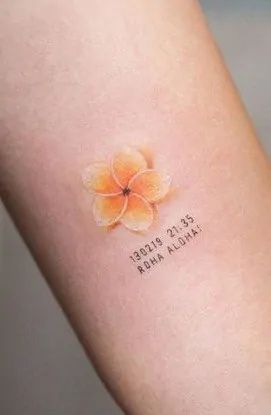 What Do Plumeria Tattoos Symbolize?