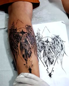 Discover 22 Gabriel and Angel Warrior Tattoo Ideas | archangel tattoo,  warrior tattoos, knight tattoo, and more