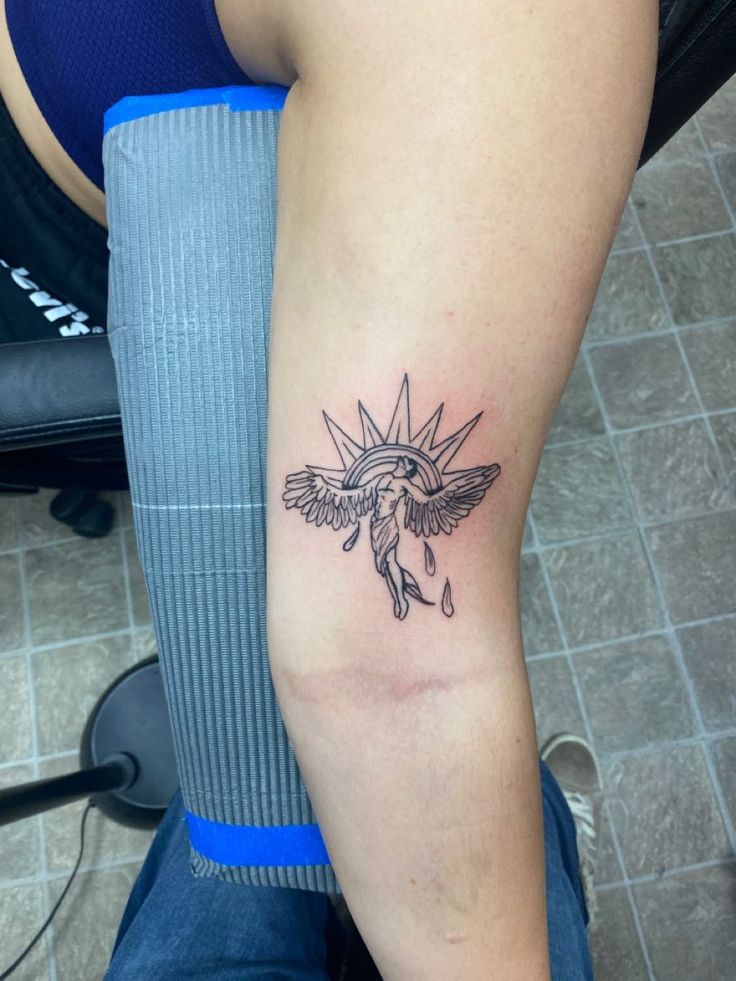icarus tattoo| Minimalist Tattoo | Small Tattoo Ideas