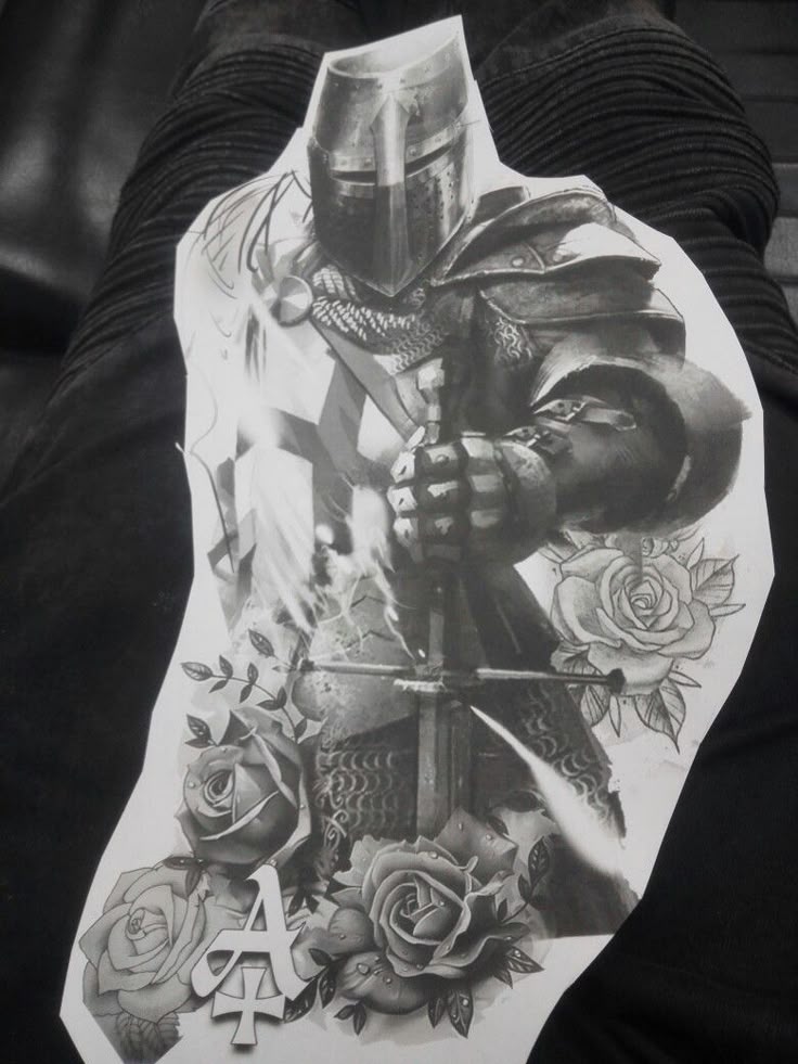 Pin by Shaun on Tattoo | Knight tattoo, Warrior tattoos, Templar knight  tattoo