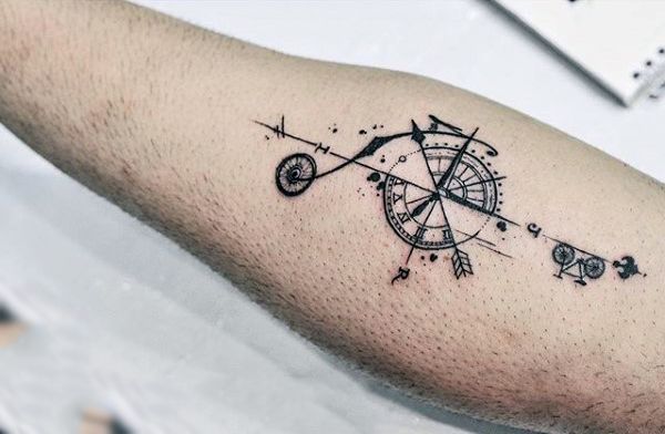 67 Bicycle Tattoo Designs for Men