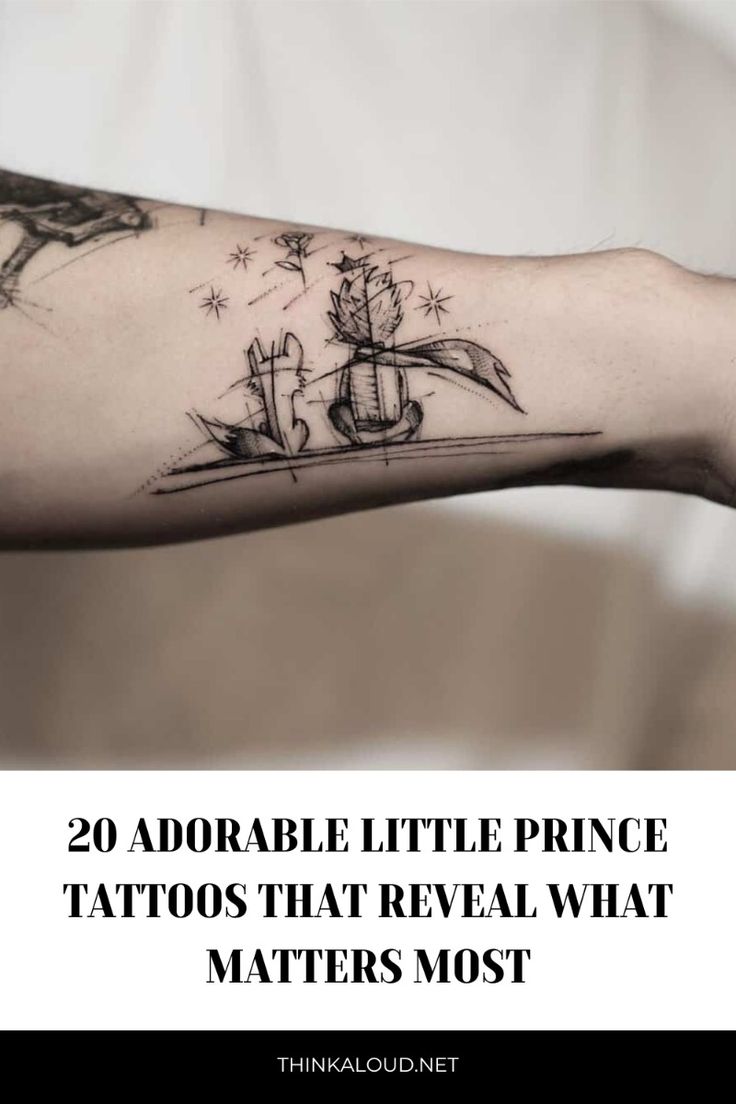 20 Adorable Little Prince Tattoos That Reveal What Matters Most