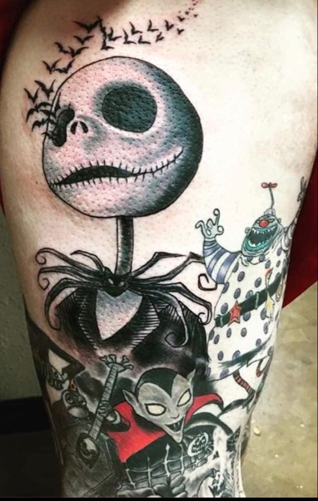 Love this Jack tattoo & the clown with a tear away face is nice too!